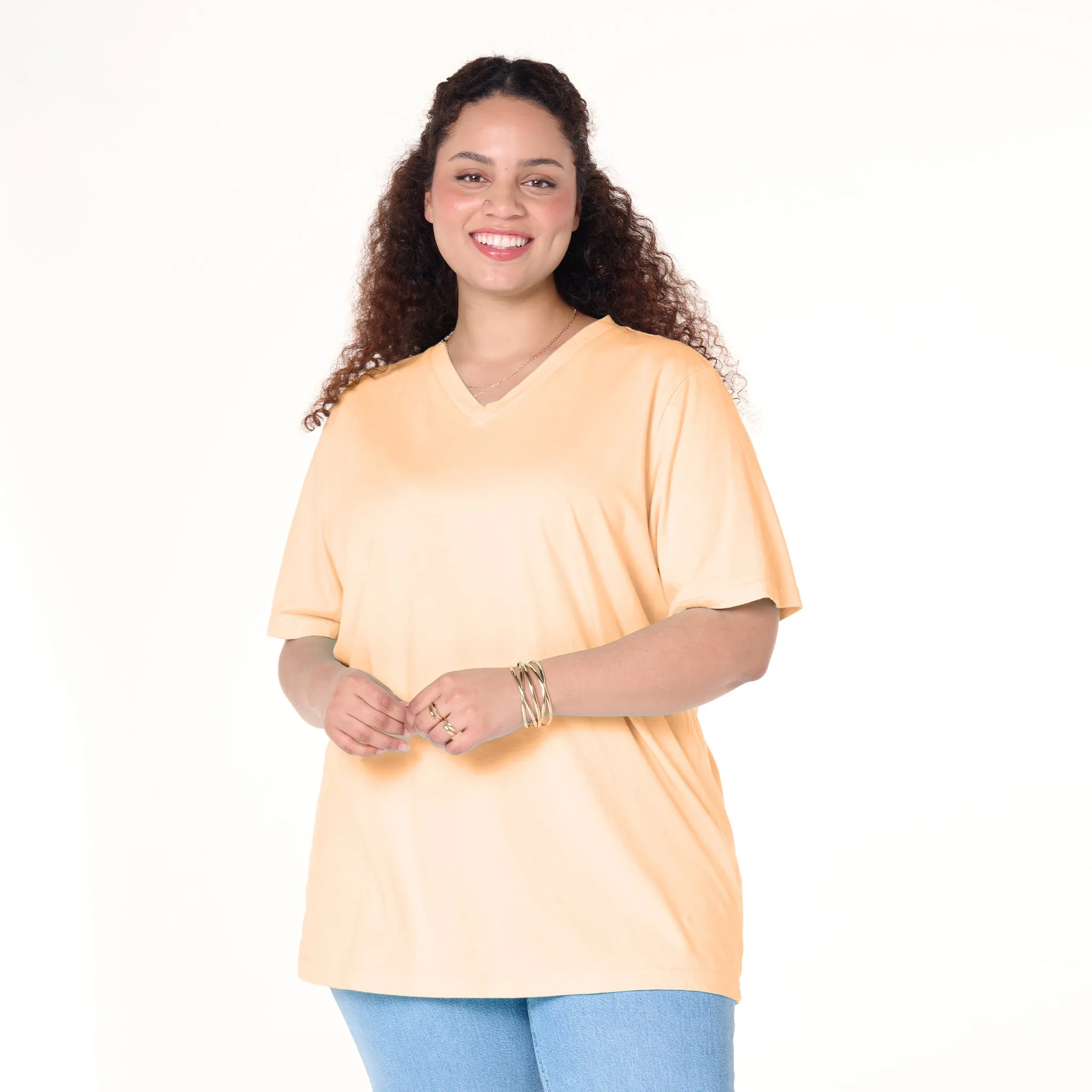 V-Neck T | Plus Size Weekend Relaxed Look