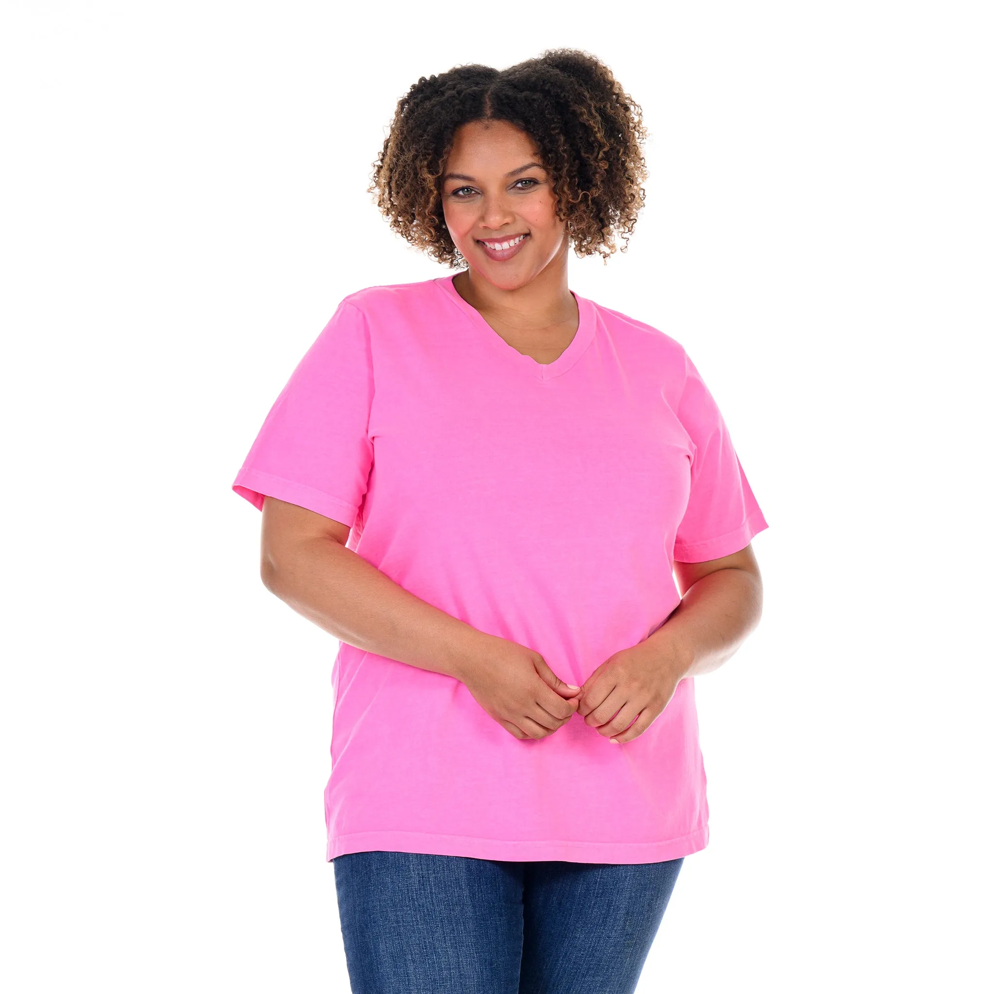 V-Neck T | Plus Size Weekend Relaxed Look