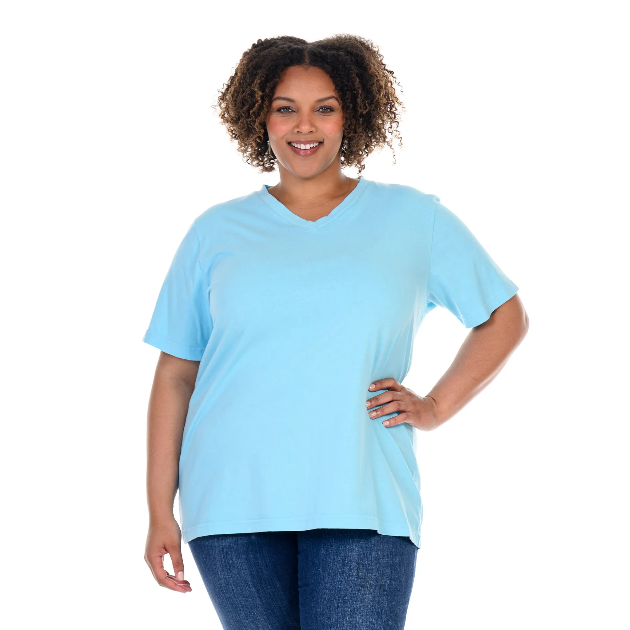 V-Neck T | Plus Size Weekend Relaxed Look