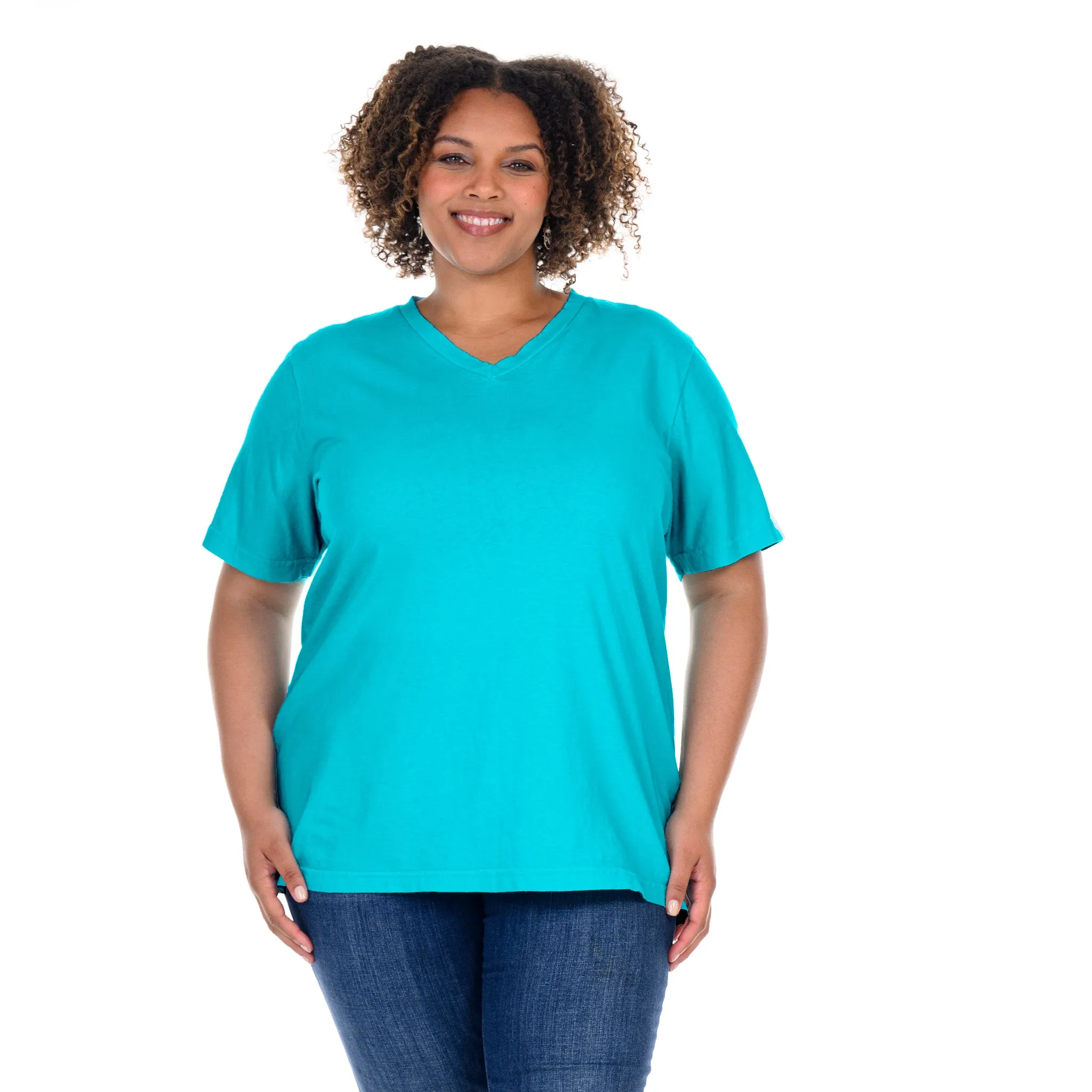 V-Neck T | Plus Size Weekend Relaxed Look