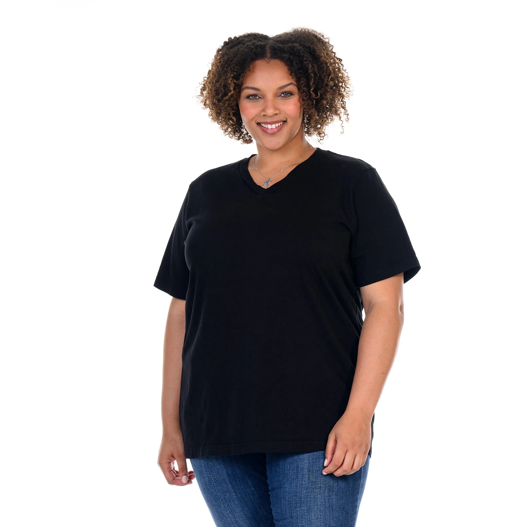 V-Neck T | Plus Size Weekend Relaxed Look