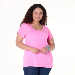 Vintage Scoop Neck T | Plus Size Weekend Relaxed Look