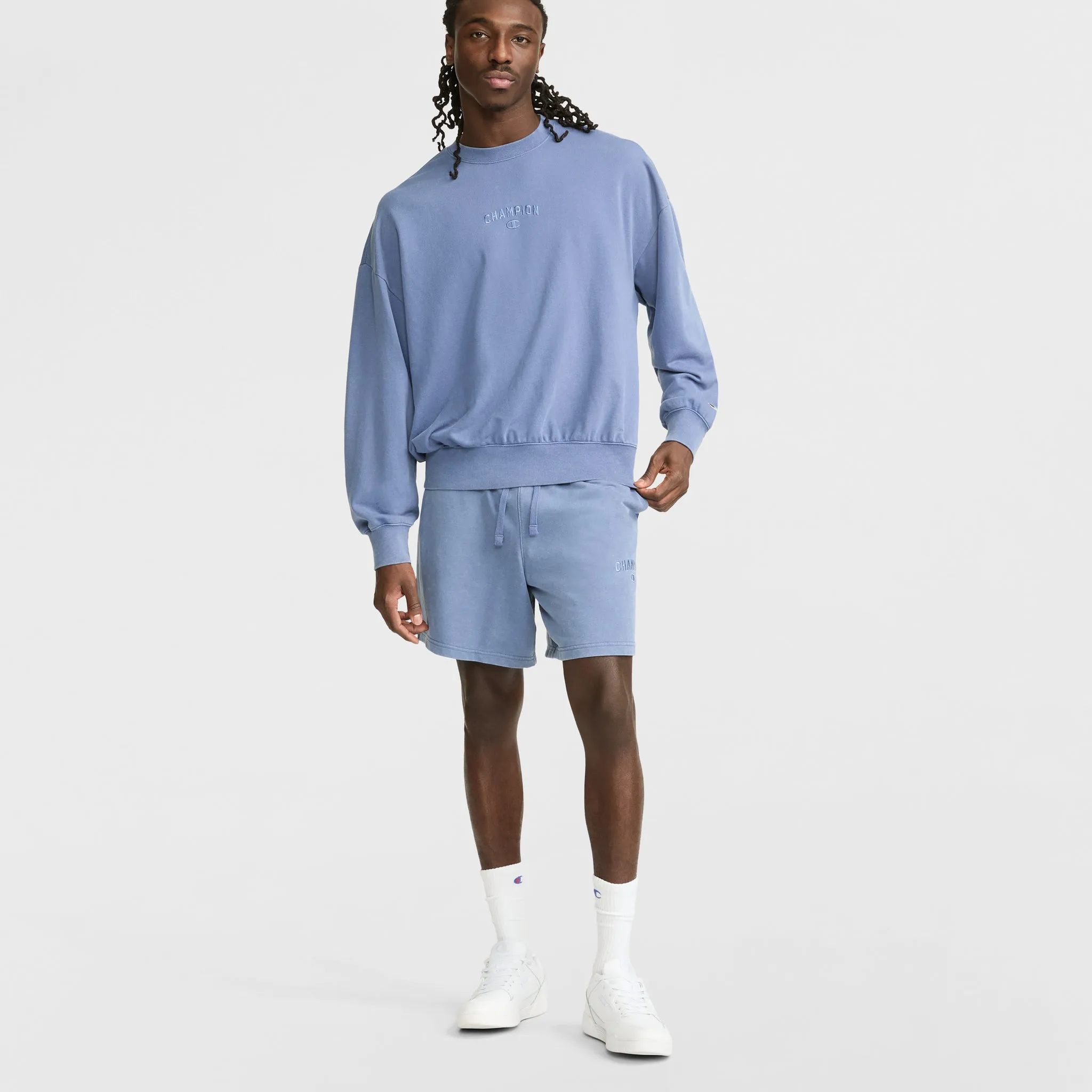 Vintage Wash Crewneck Sweatshirt Urban Street Look