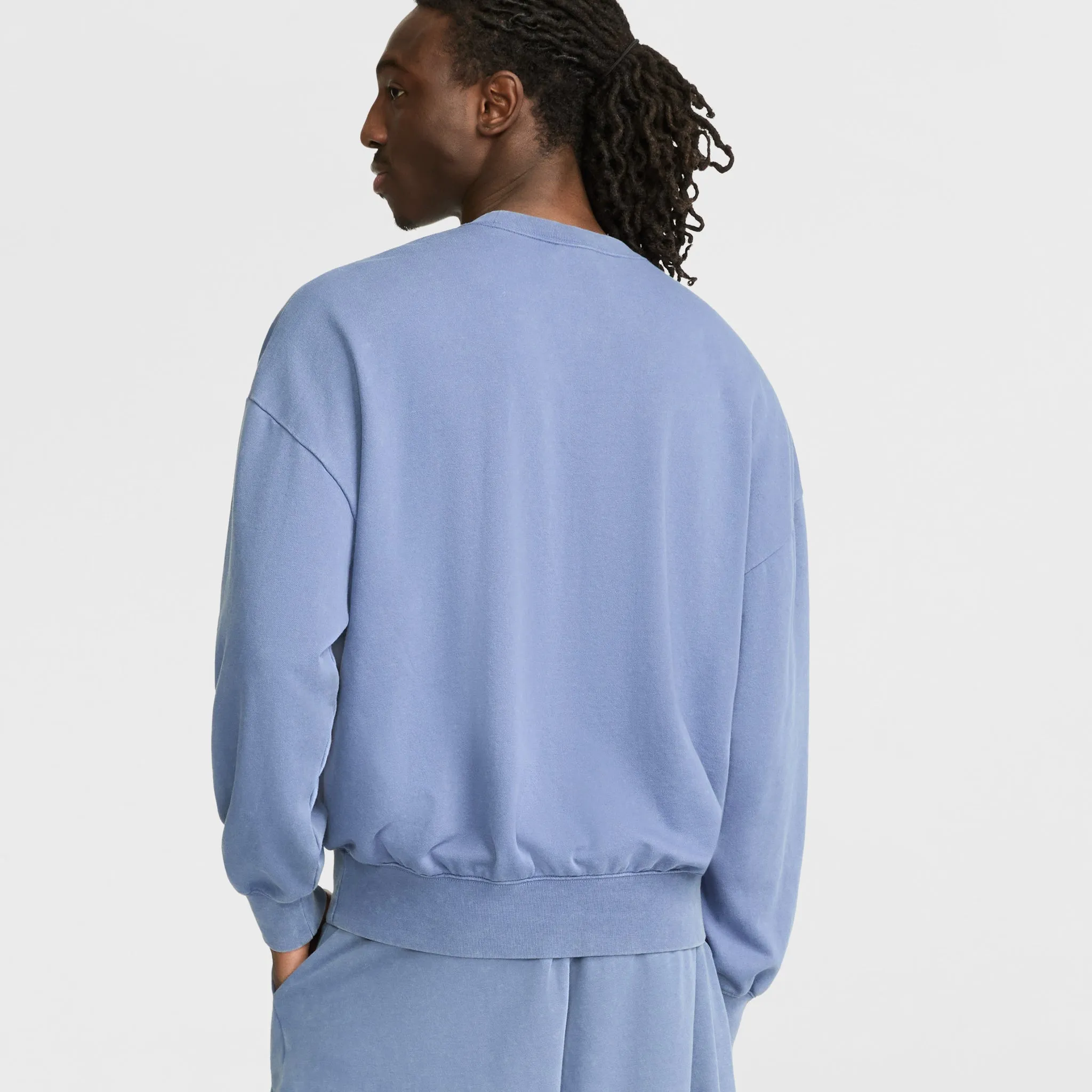 Vintage Wash Crewneck Sweatshirt Urban Street Look