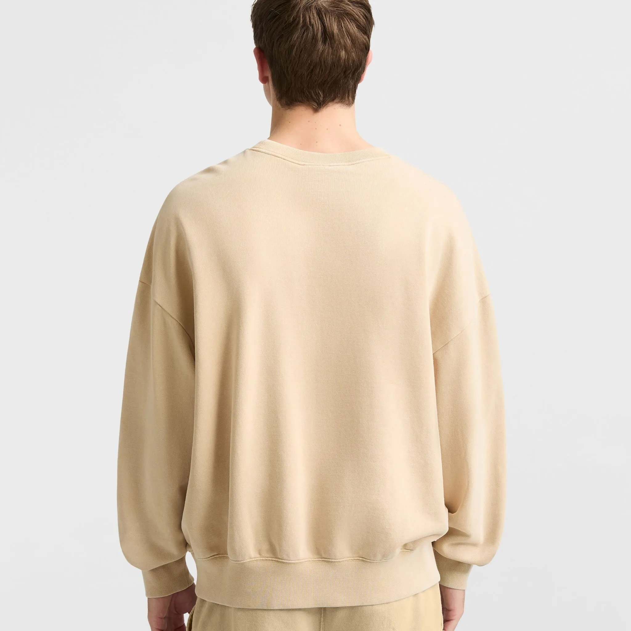 Vintage Wash Crewneck Sweatshirt Urban Street Look
