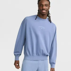 Vintage Wash Crewneck Sweatshirt Urban Street Look