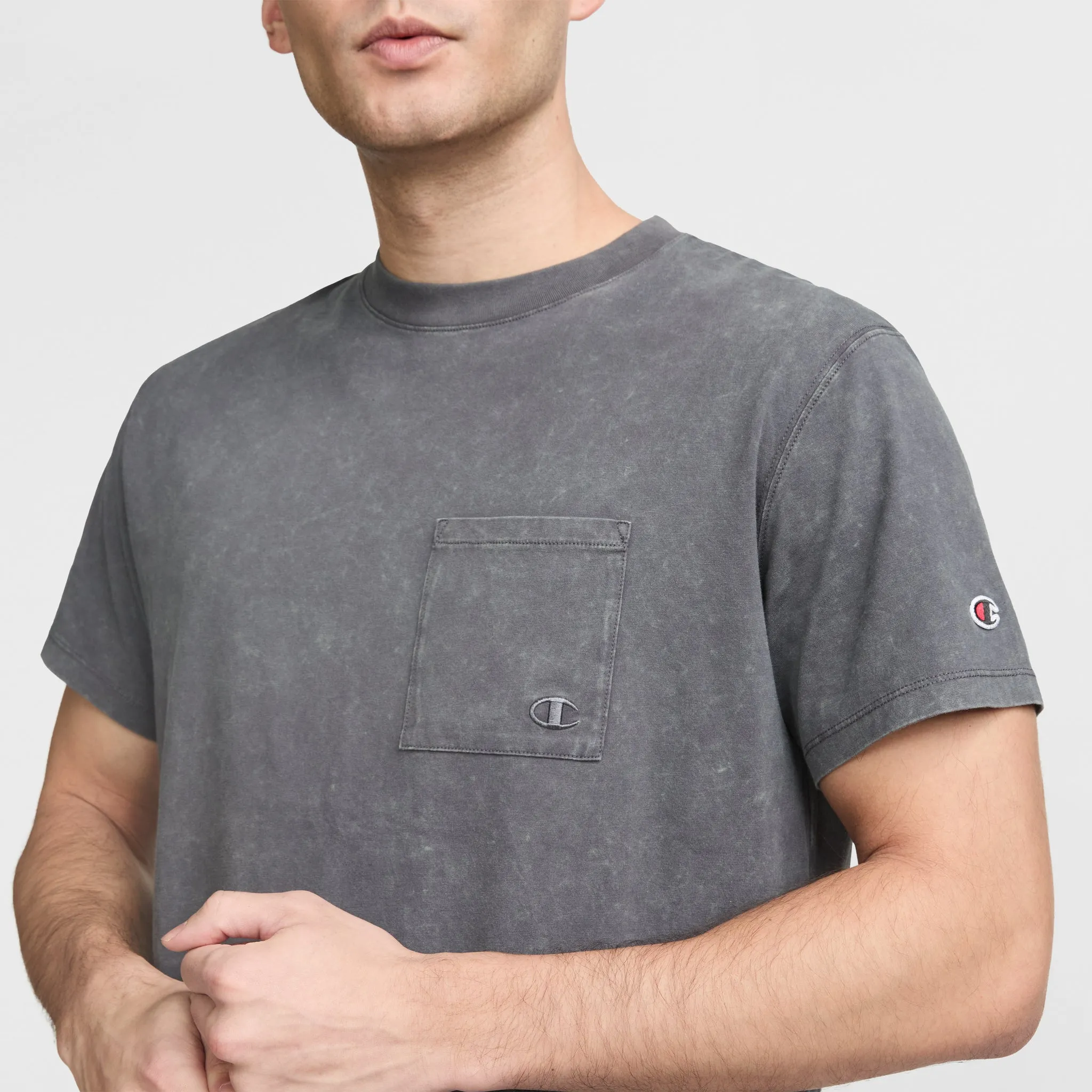 Vintage Wash Pocket T-Shirt Urban Street Style