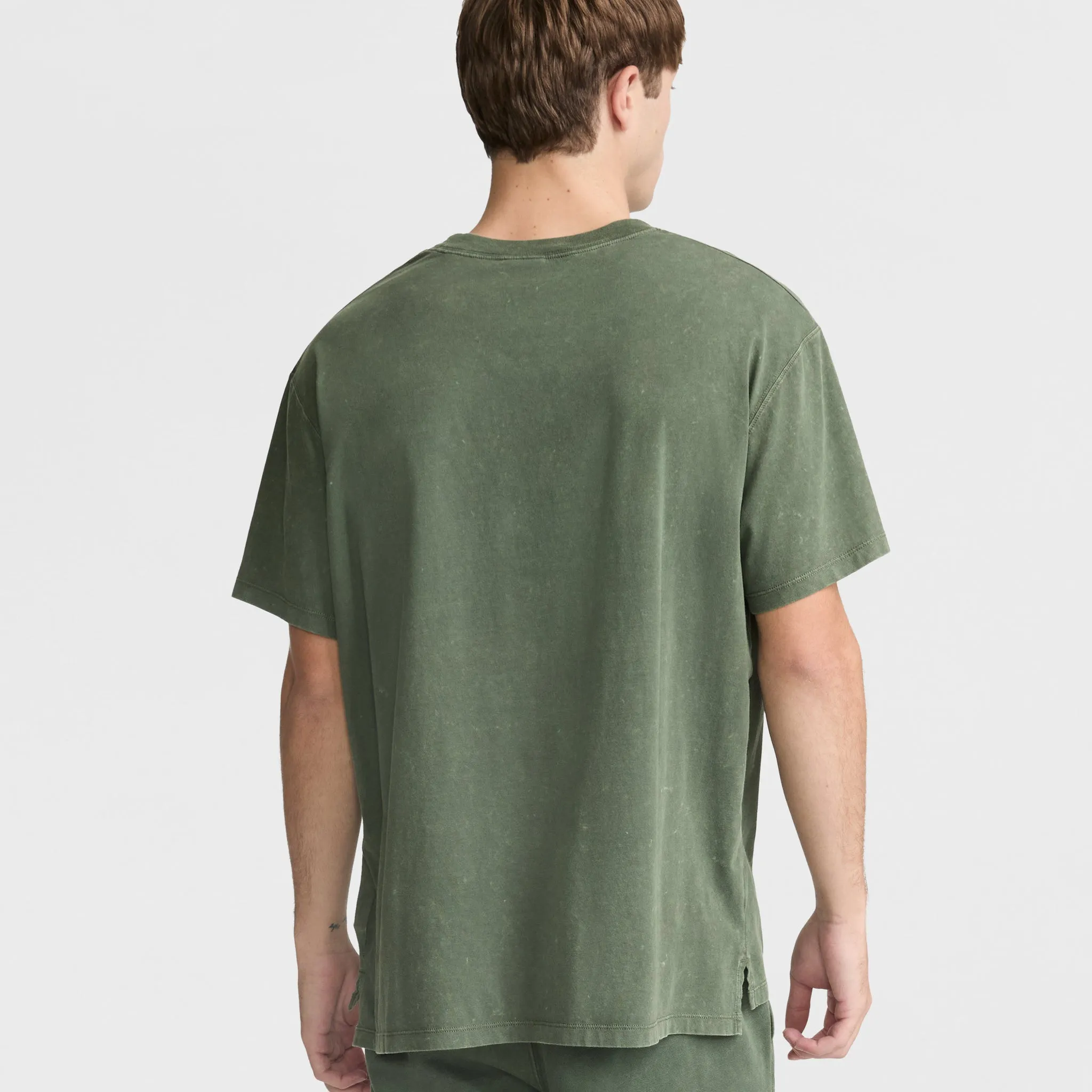 Vintage Wash Pocket T-Shirt Urban Street Style