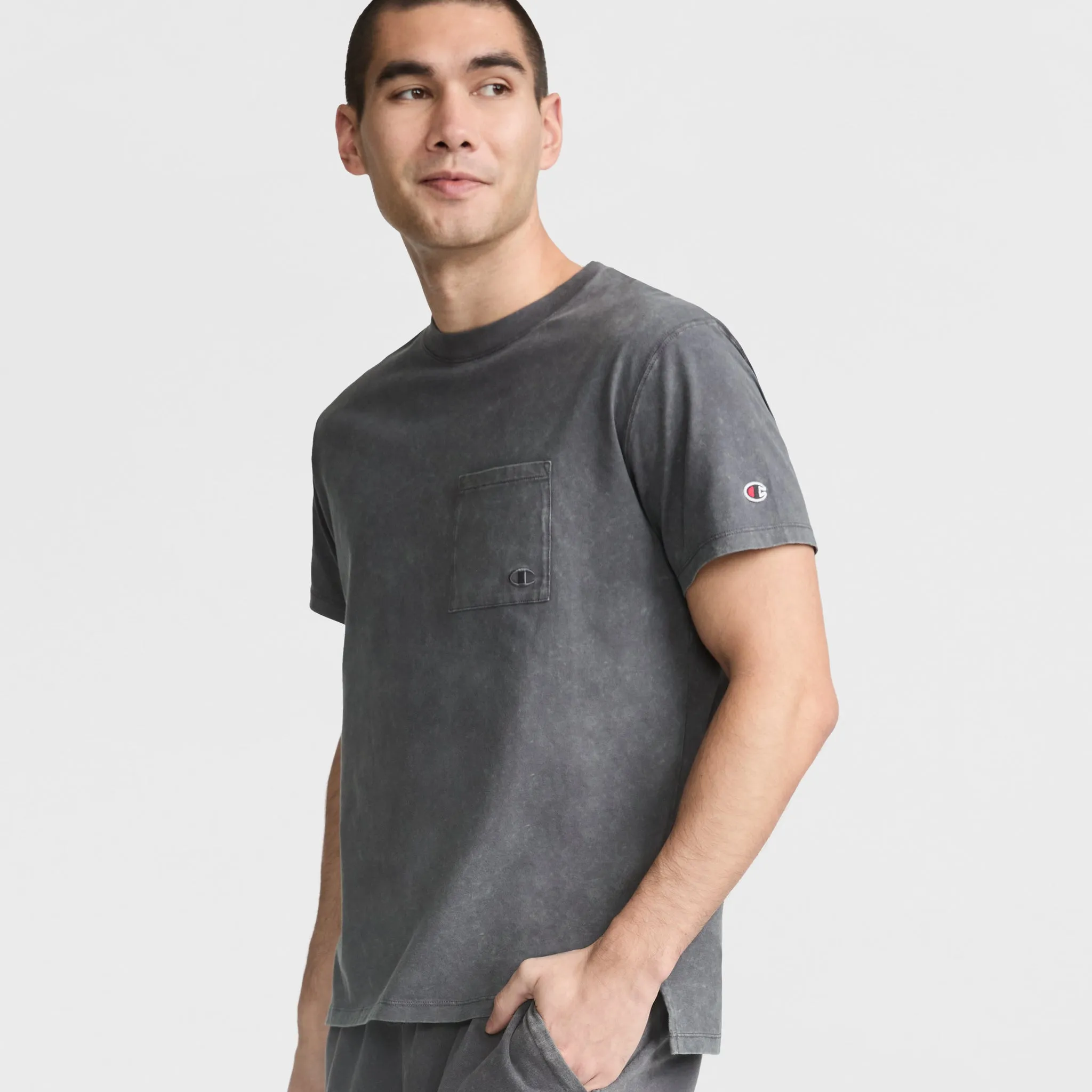 Vintage Wash Pocket T-Shirt Urban Street Style