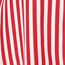 Voodoo Vixen 1940s Red & White Striped Flare Dress Casual Everyday Look