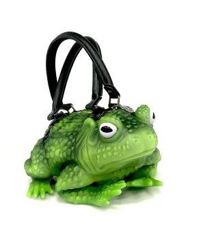 Windy Willow Glow in the Dark Green White Eye Toad Bag Fun Outing