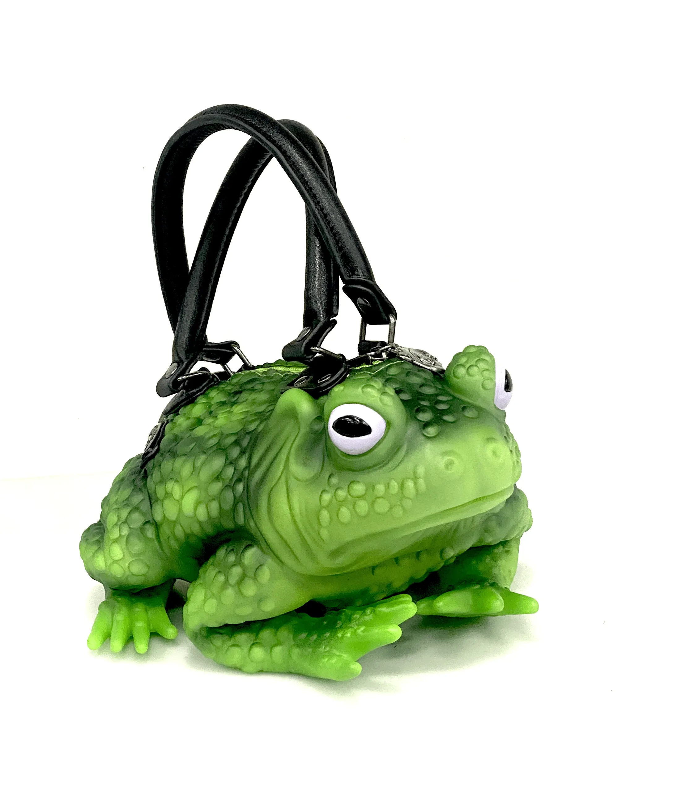 Windy Willow Glow in the Dark Green White Eye Toad Bag Fun Outing