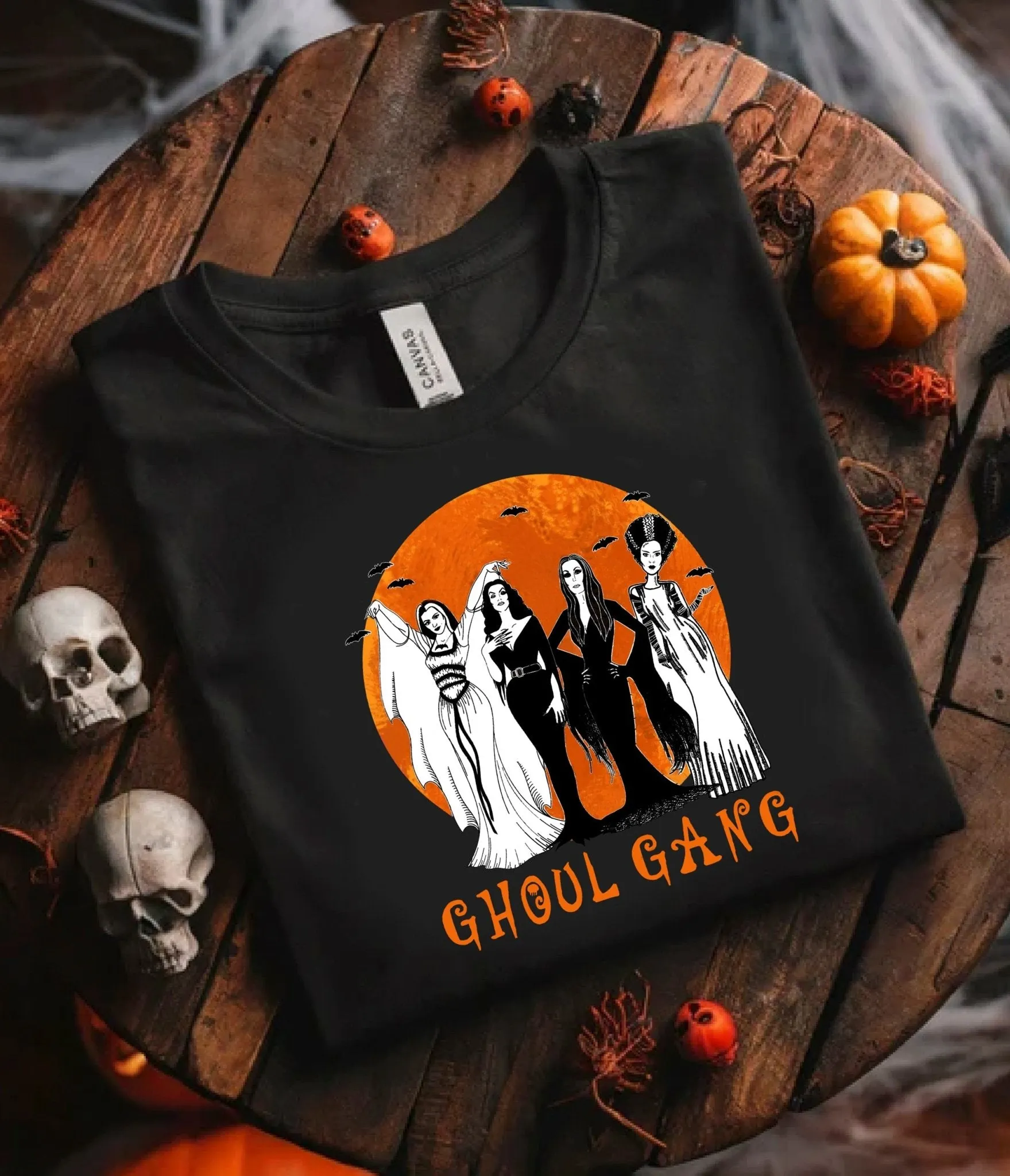 Women Of Horror Ghoul Gang Unisex Graphic Tee Easy Date Night