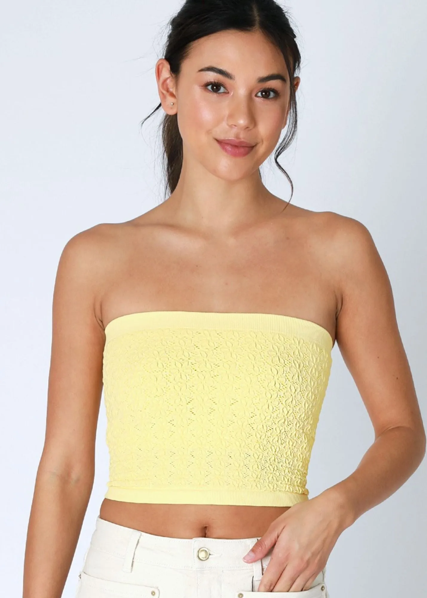 Zoe Tube Top Everyday Casual Look